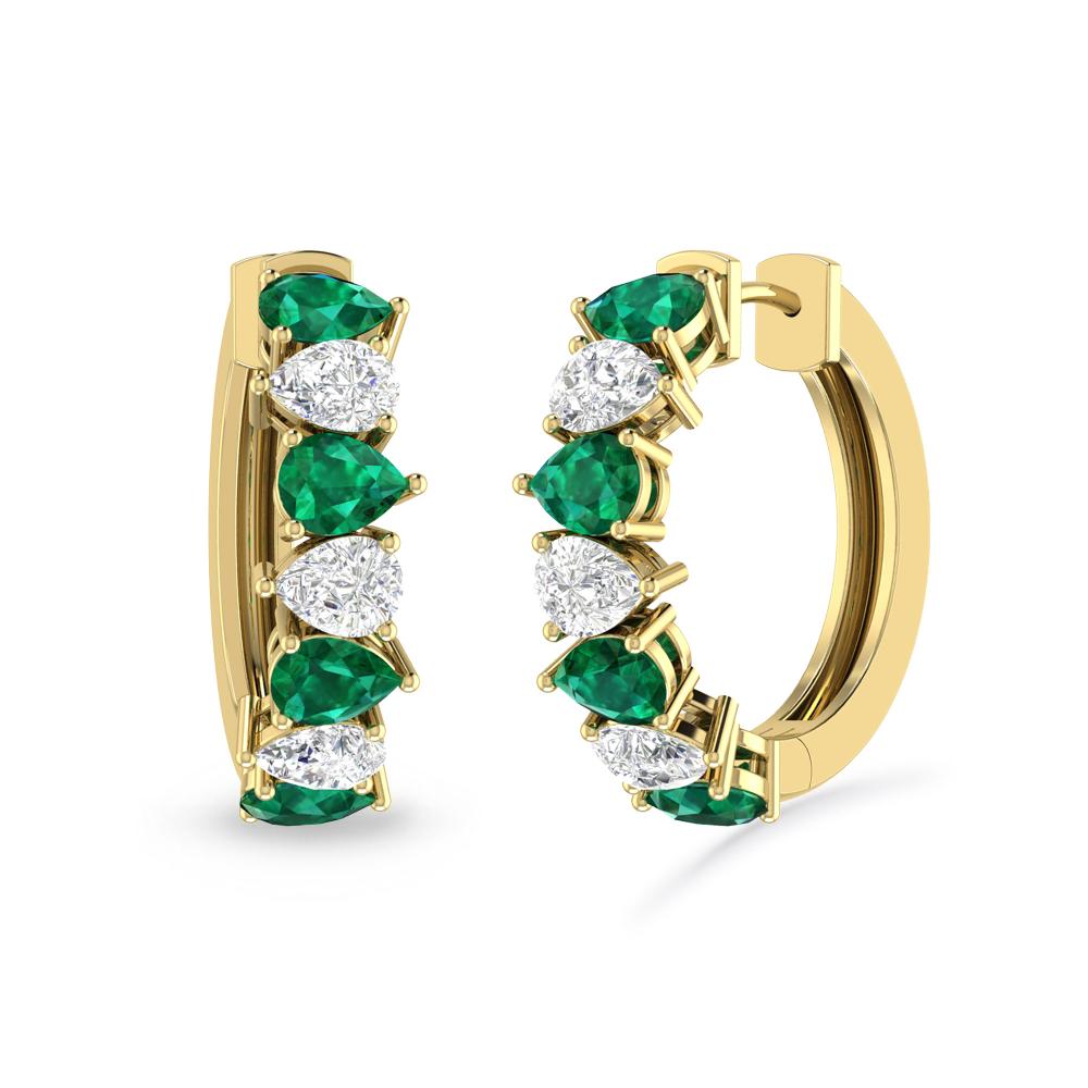 Yellow Gold - Emerald