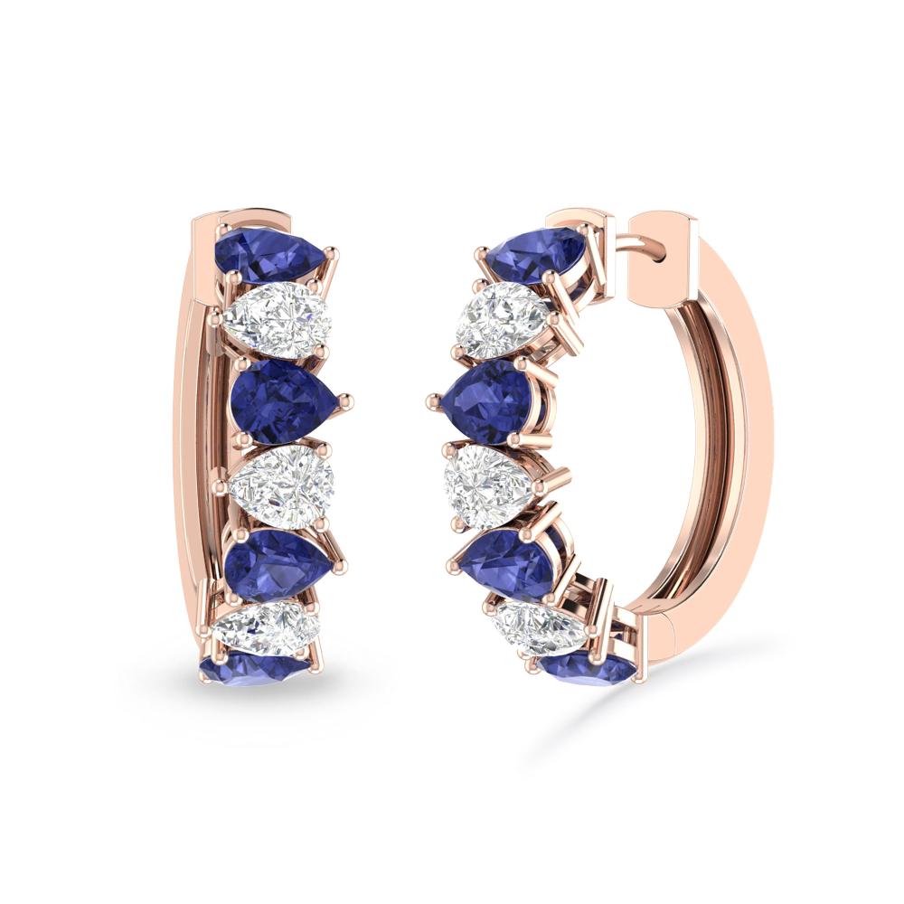 Rose Gold - Tanzanite