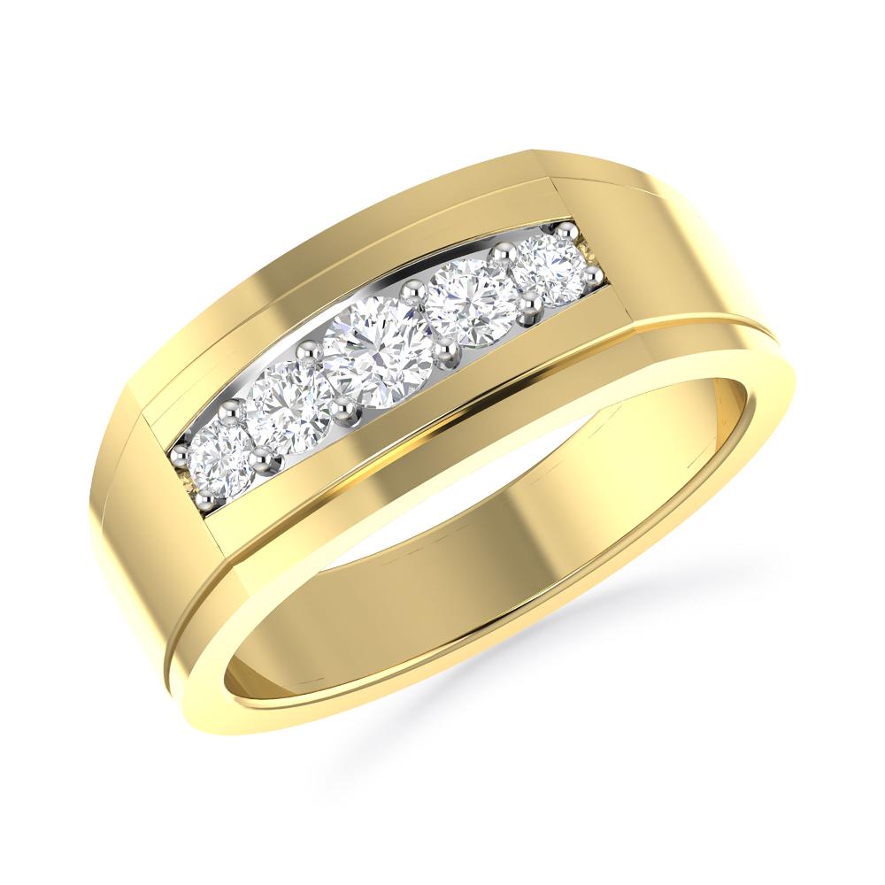 Yellow Gold/White Gold - Round