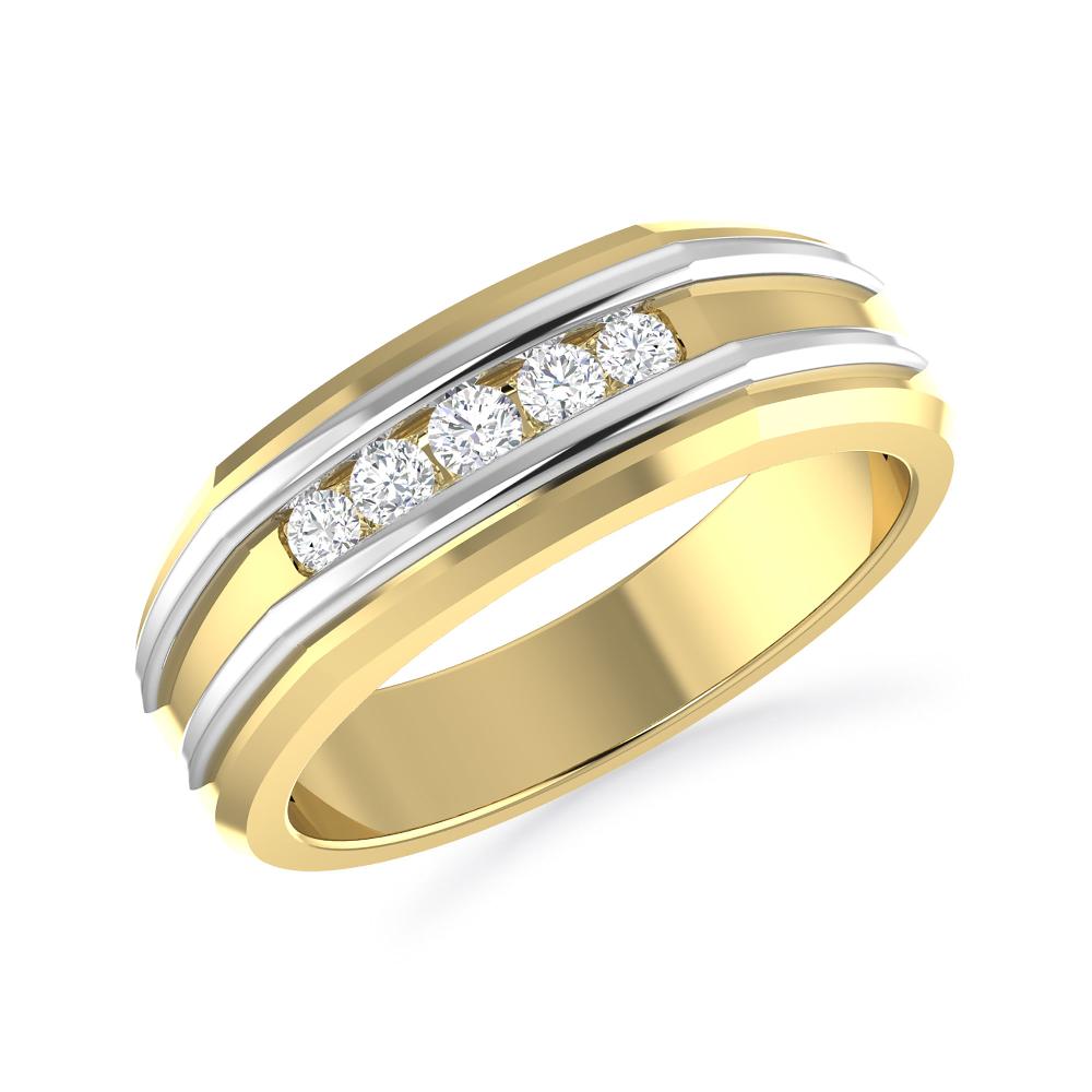 Yellow Gold/White Gold - Round