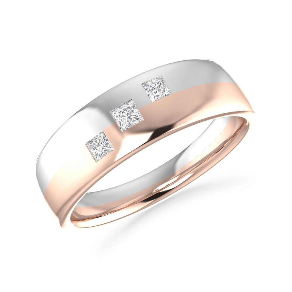 White Gold/Rose Gold - Princess