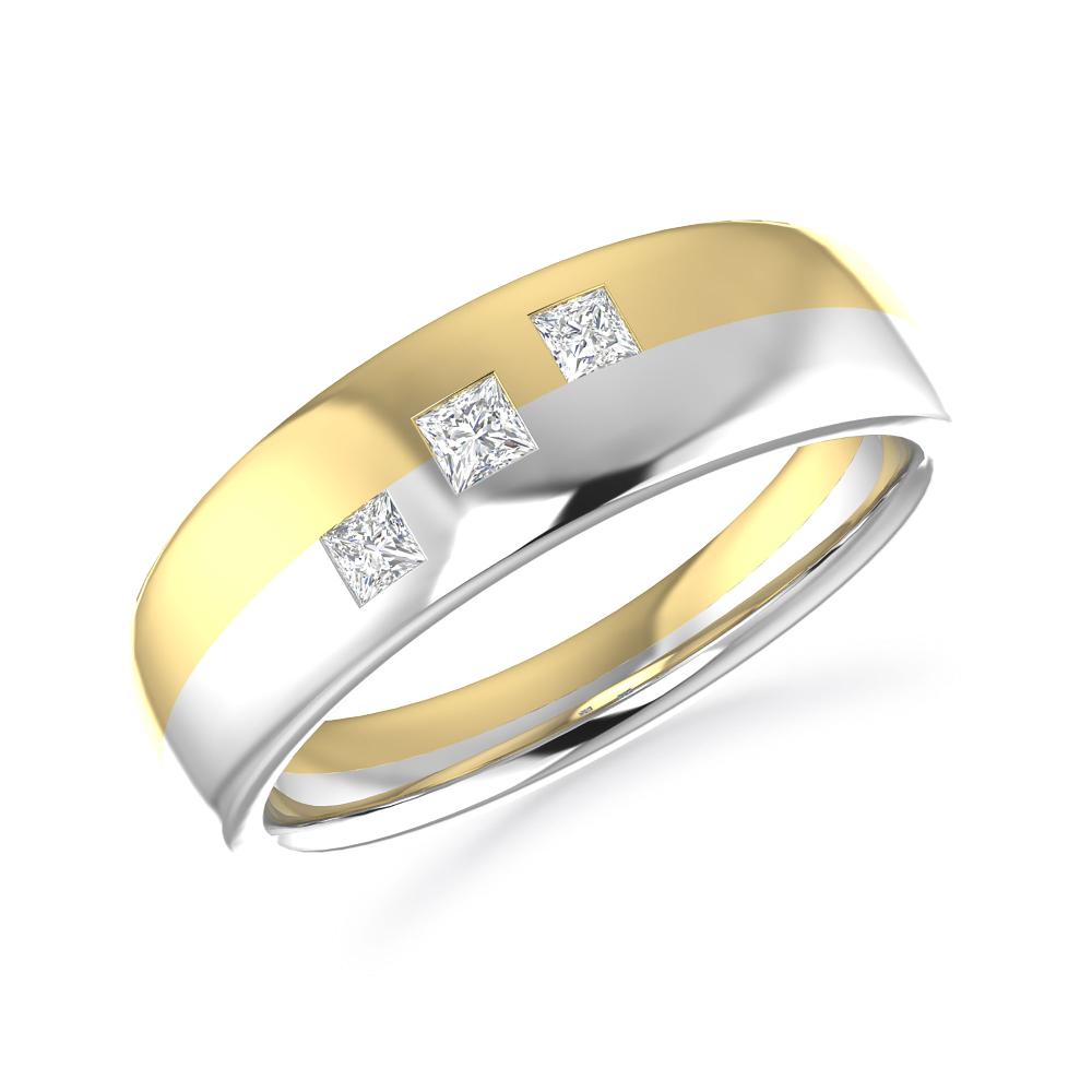 Yellow Gold/White Gold - Princess