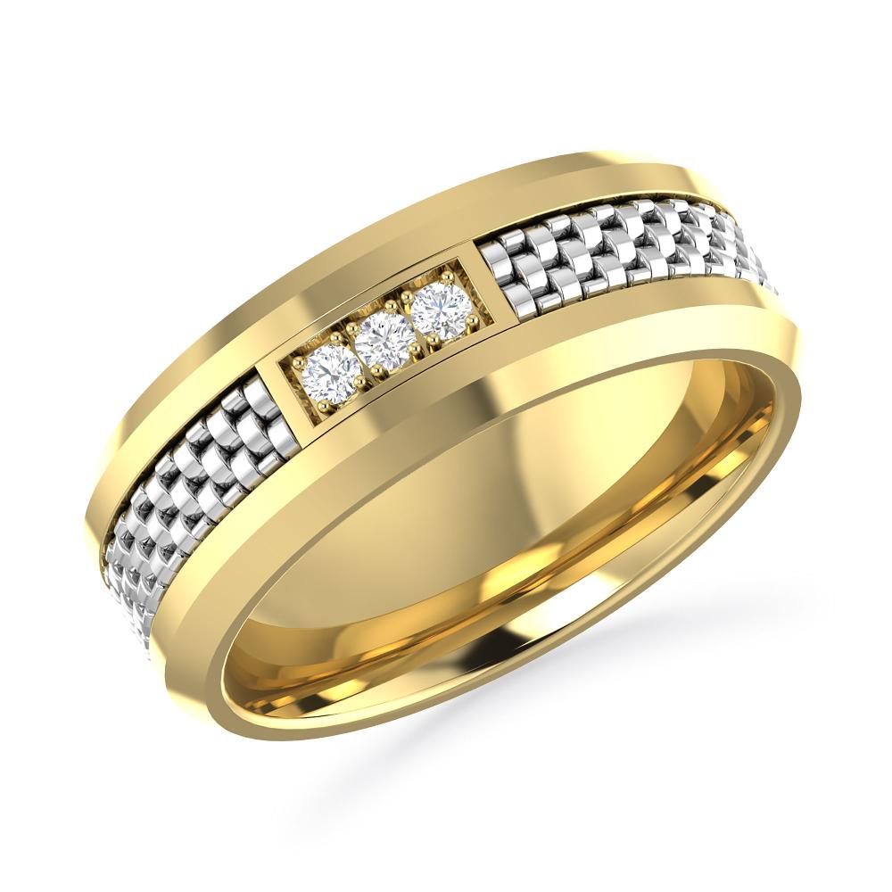 Yellow Gold/White Gold - Round