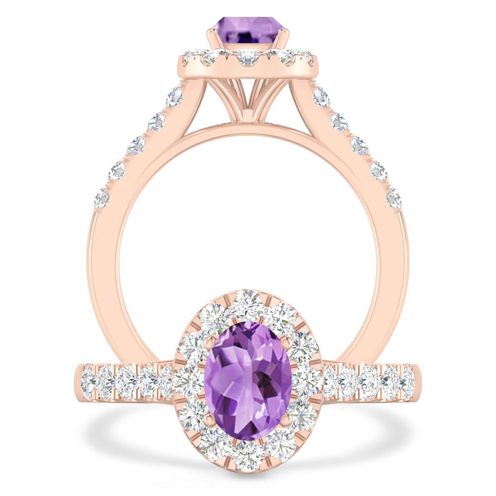 Rose Gold - Amethyst