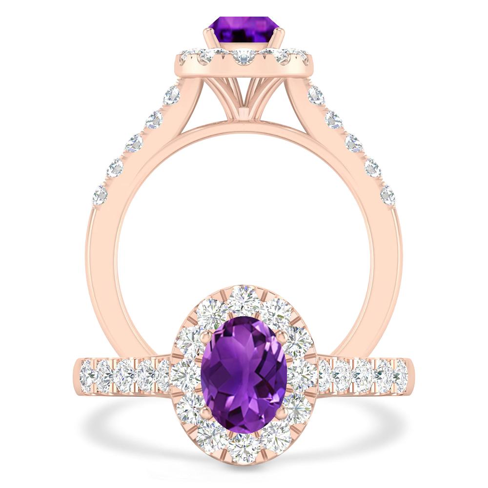 Rose Gold - Amethyst