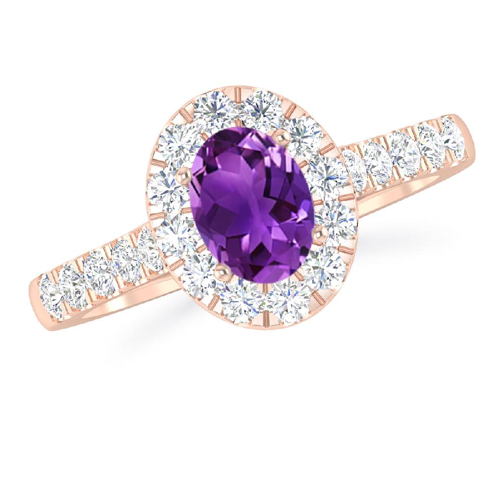 Rose Gold - Amethyst