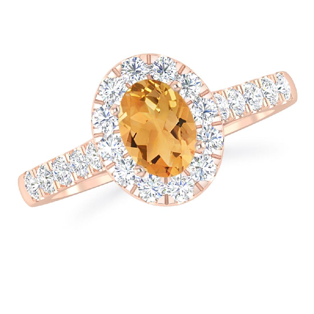 Rose Gold - Citrine