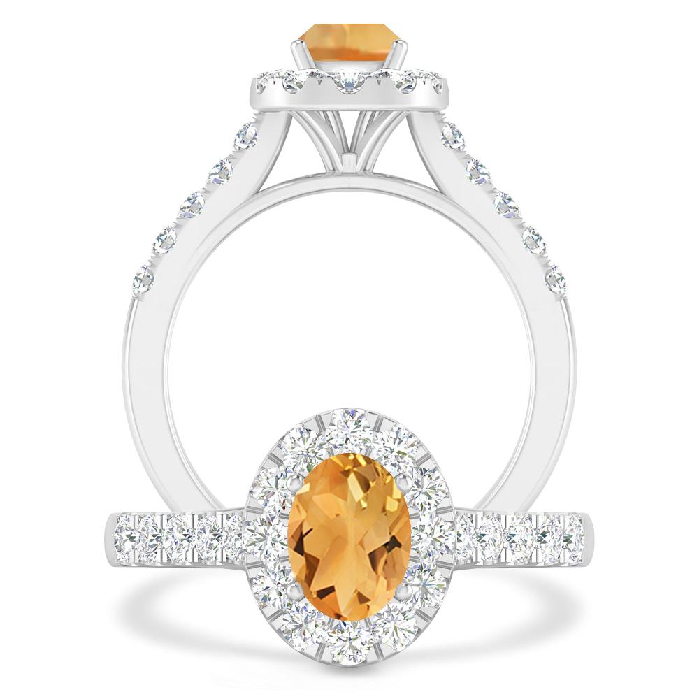 White Gold - Citrine