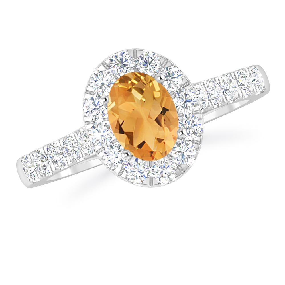 White Gold - Citrine