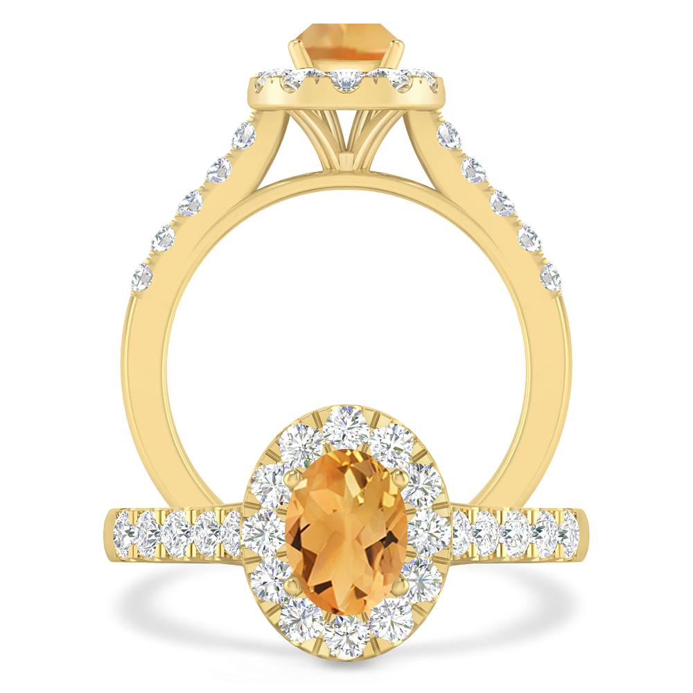 Yellow Gold - Citrine