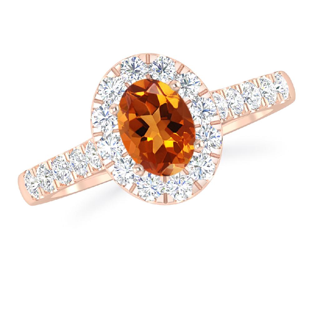 Rose Gold - Citrine