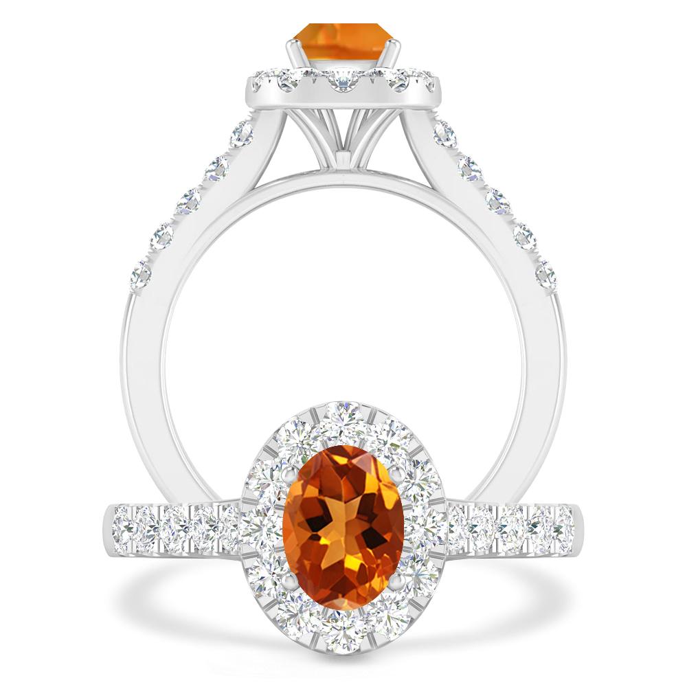 White Gold - Citrine