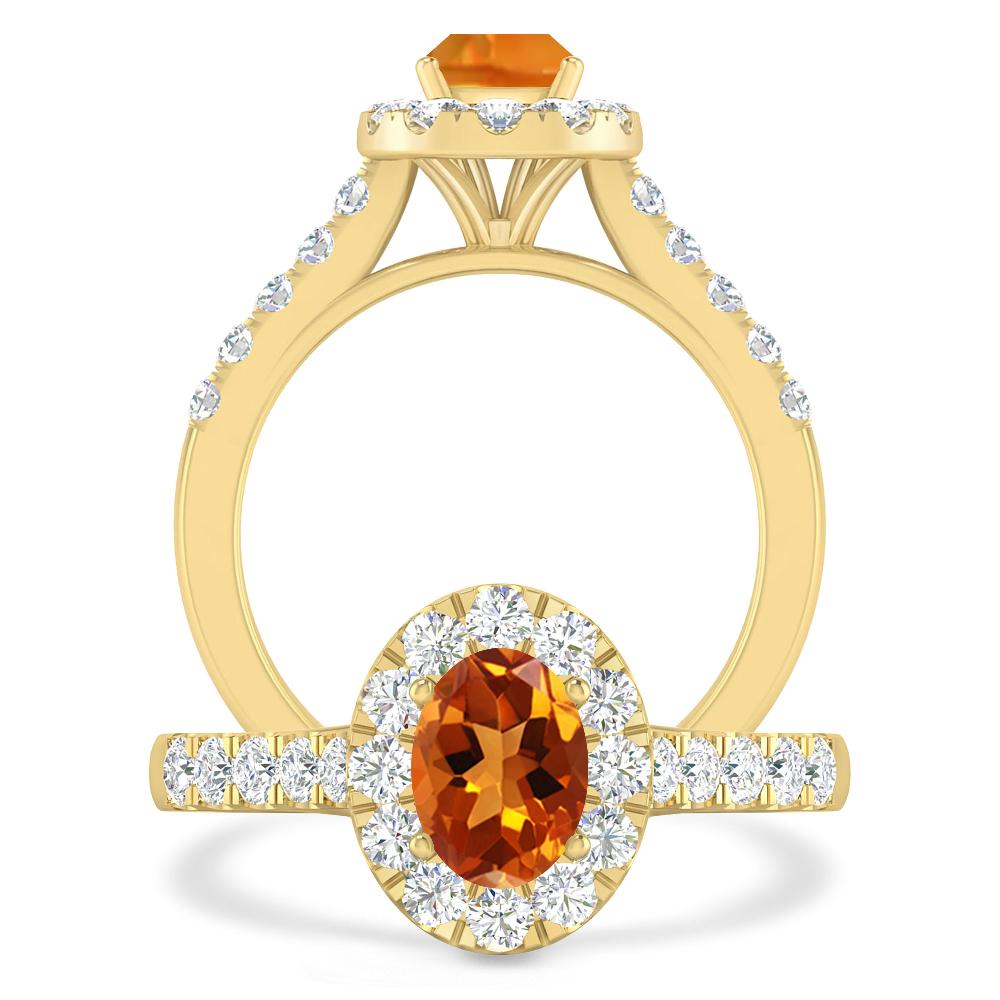 Yellow Gold - Citrine