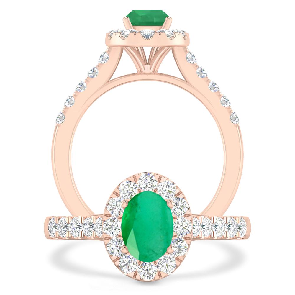 Rose Gold - Emerald