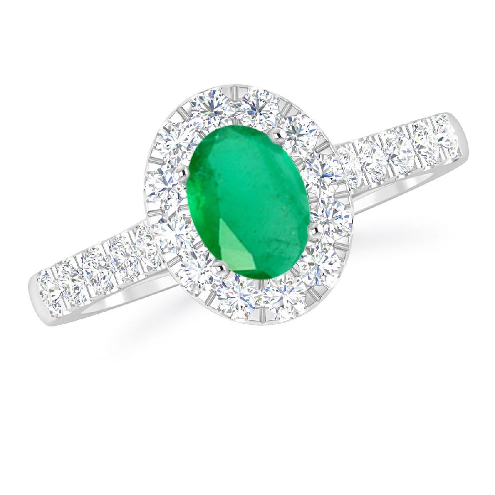 White Gold - Emerald