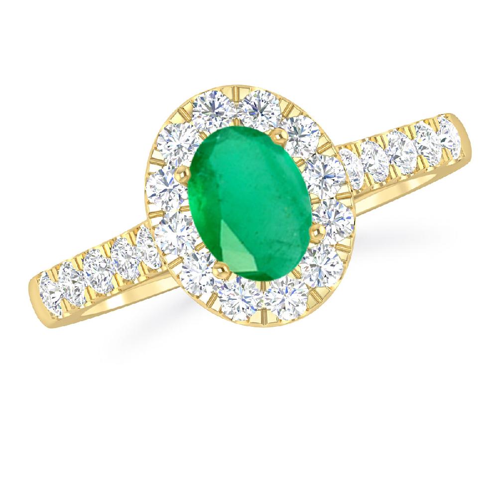 Yellow Gold - Emerald