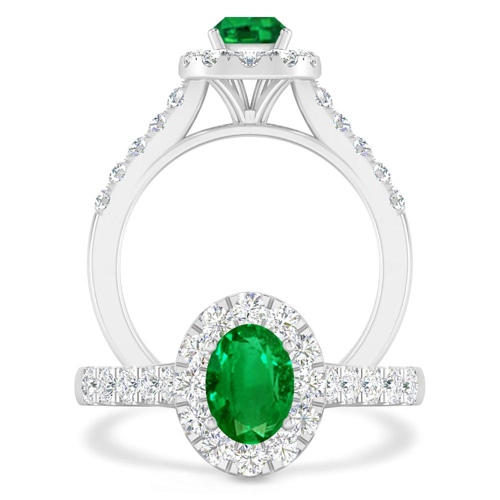 White Gold - Emerald