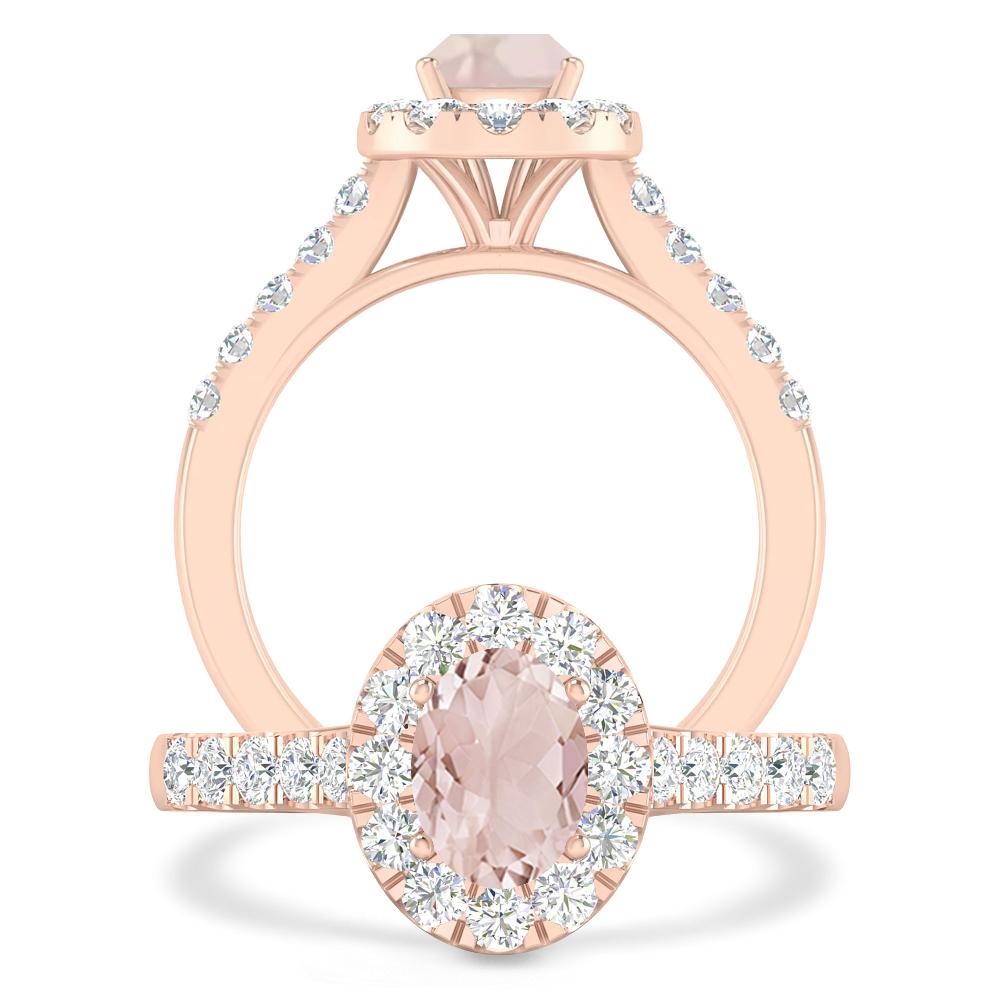 Rose Gold - Morganite