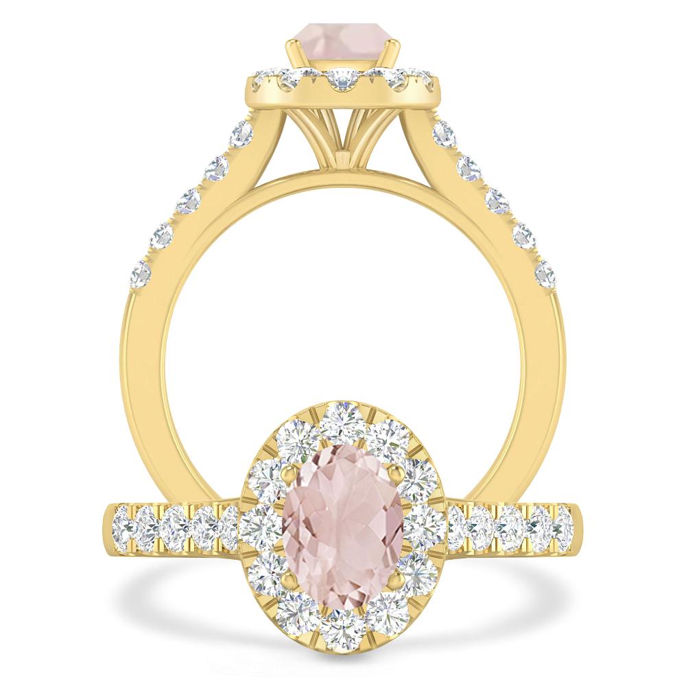 Yellow Gold - Morganite