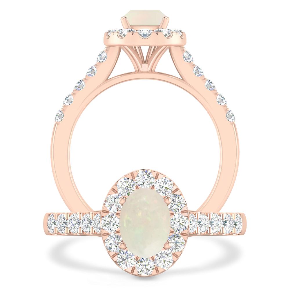 Rose Gold - Opal