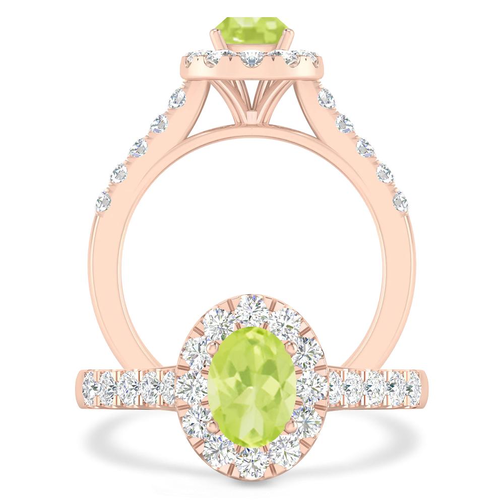 Rose Gold - Peridot