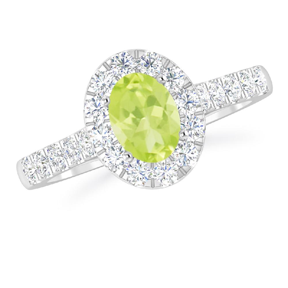 White Gold - Peridot