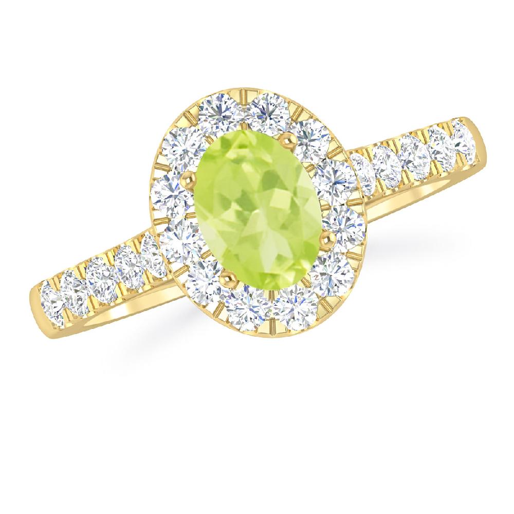 Yellow Gold - Peridot