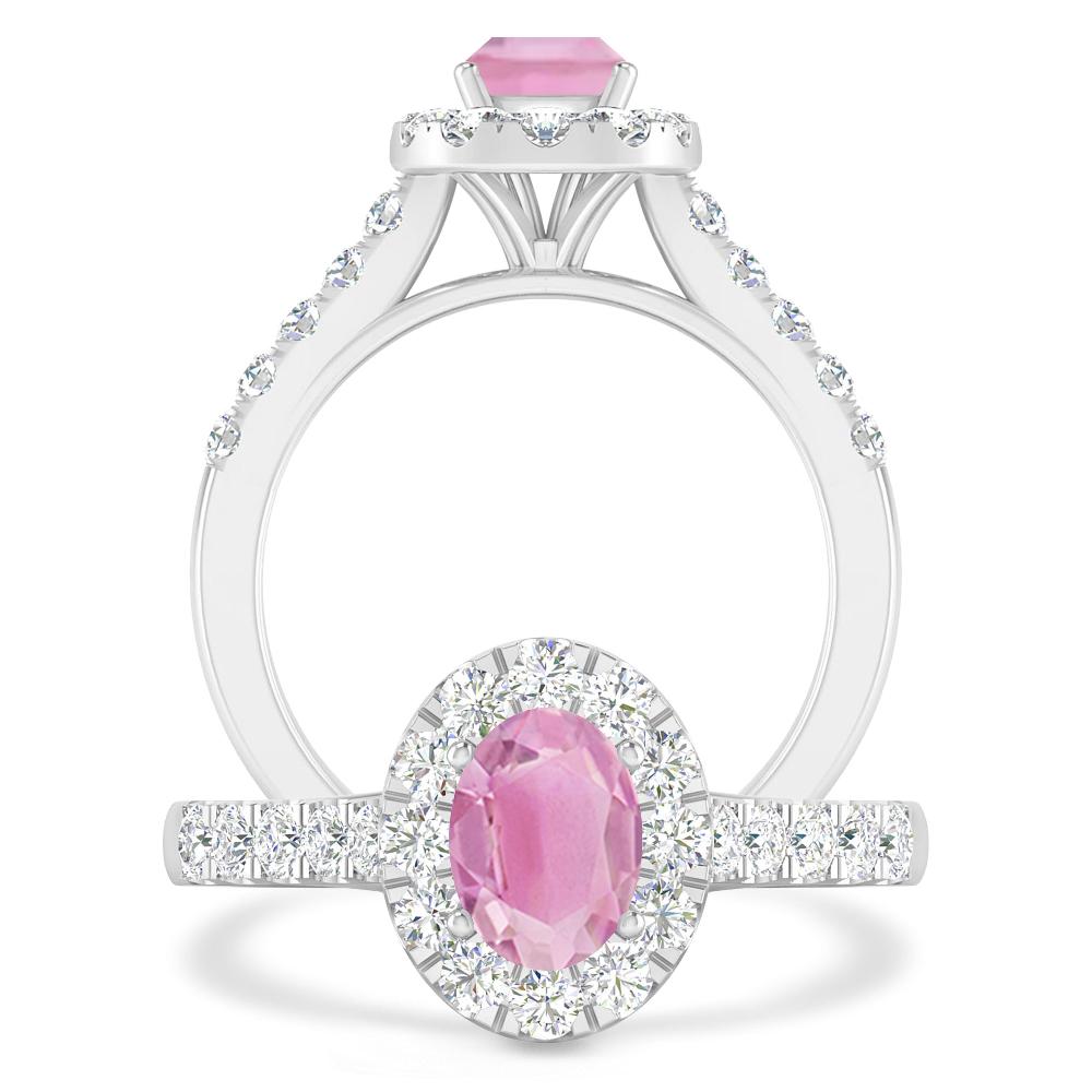 White Gold - Pink Tourmaline