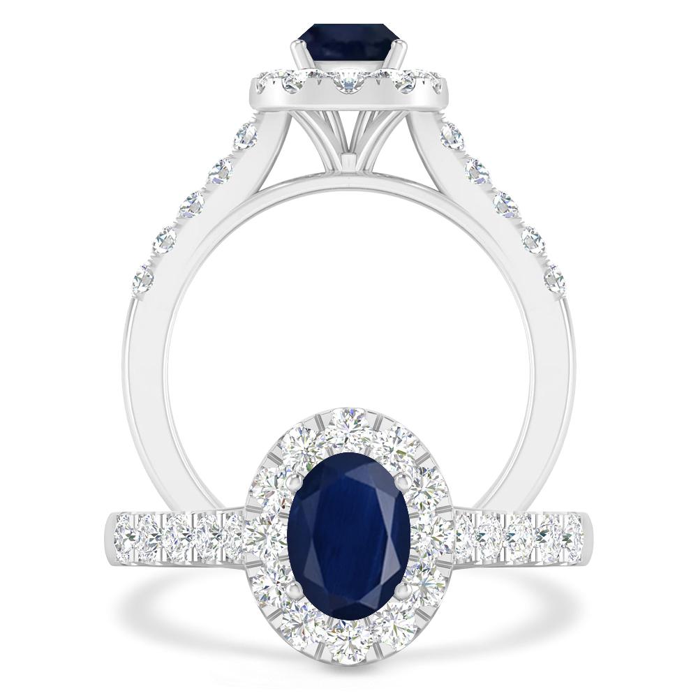 White Gold - Sapphire