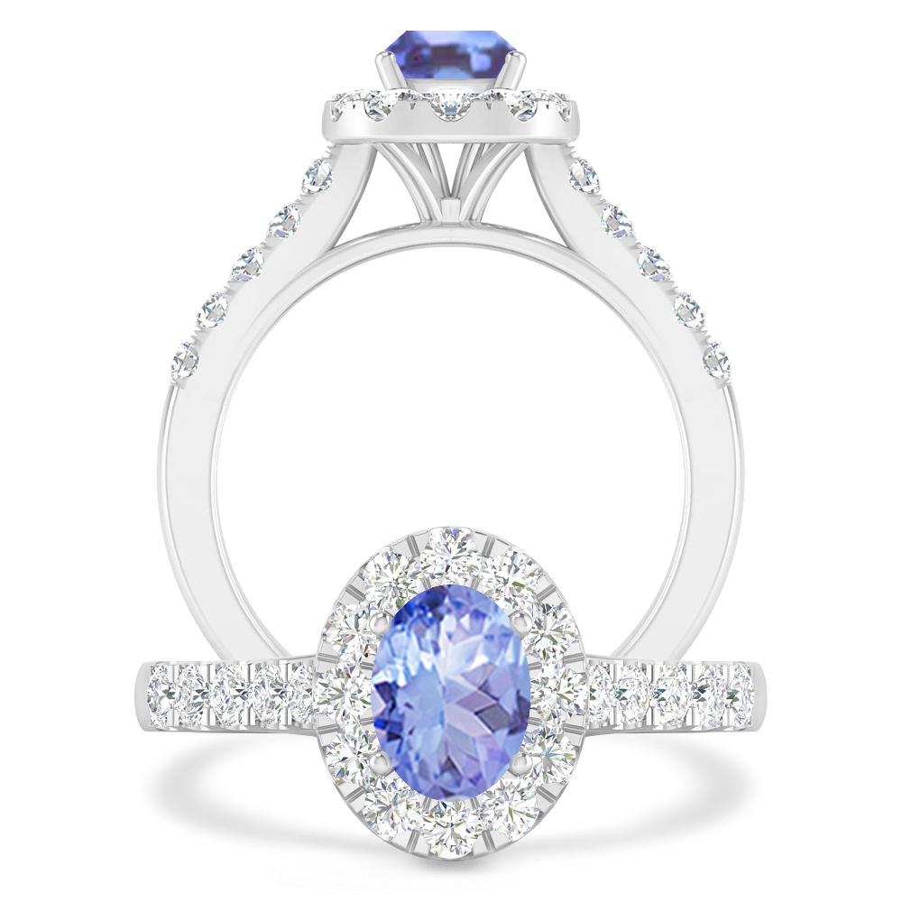 White Gold - Tanzanite