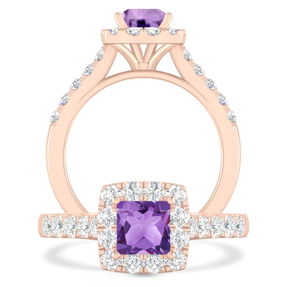 Rose Gold - Amethyst