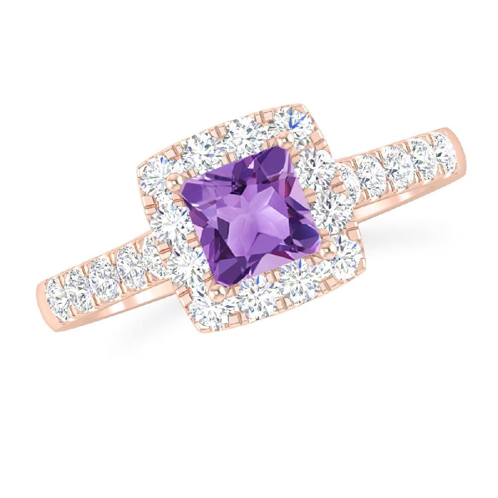 Rose Gold - Amethyst