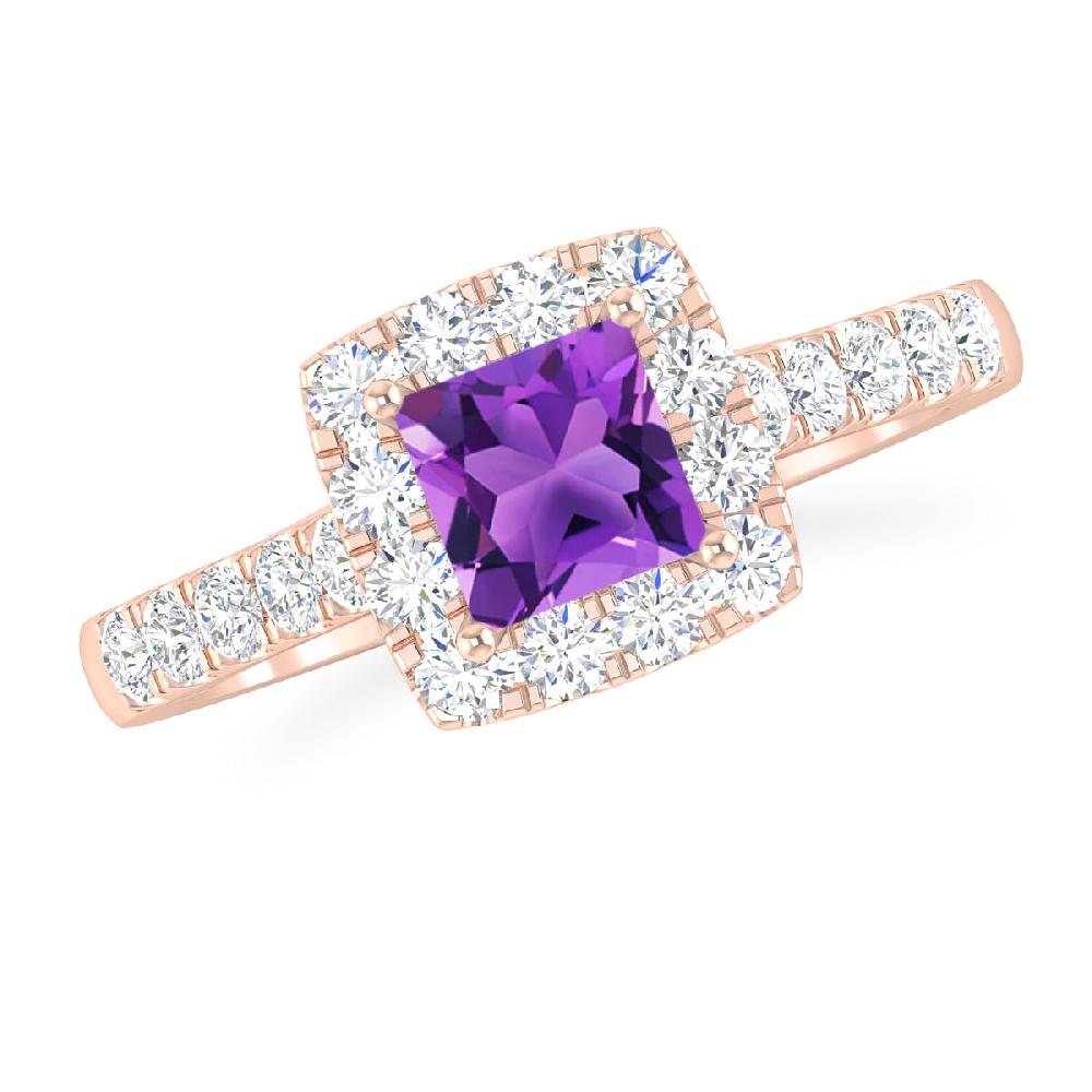 Rose Gold - Amethyst