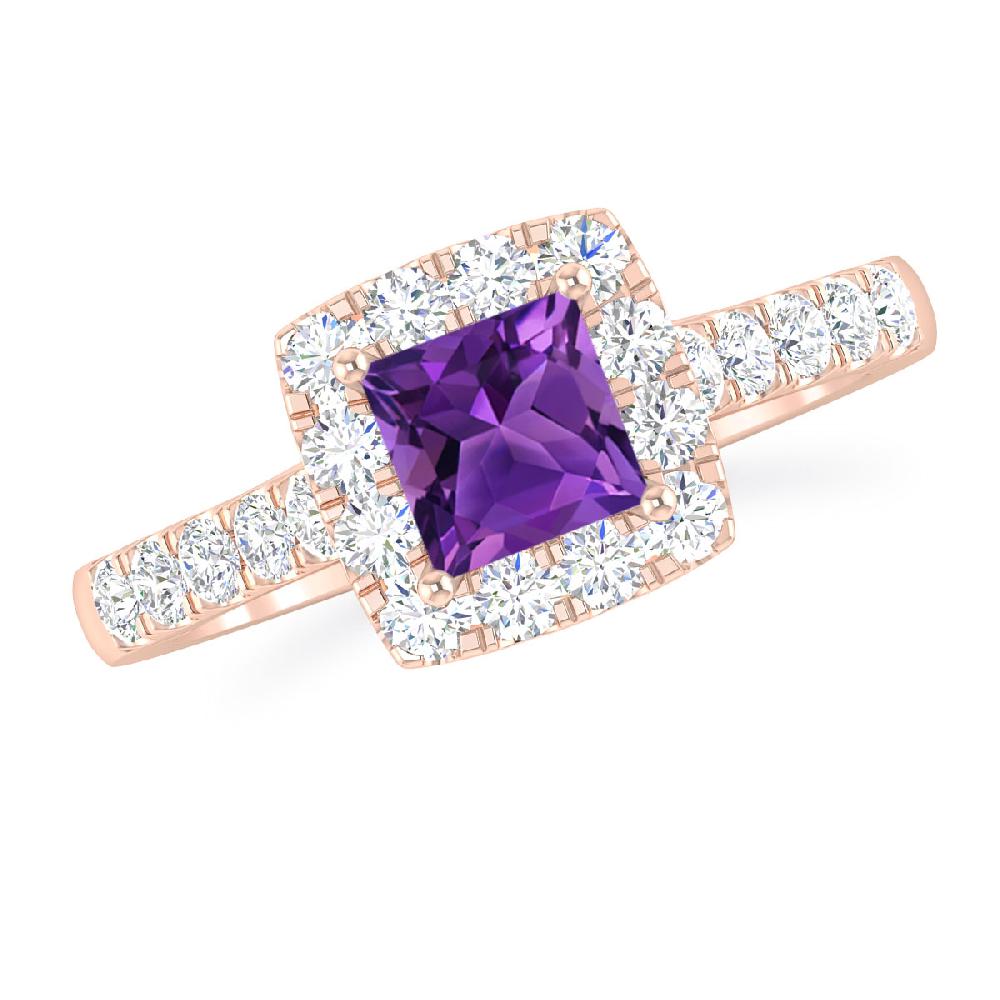 Rose Gold - Amethyst