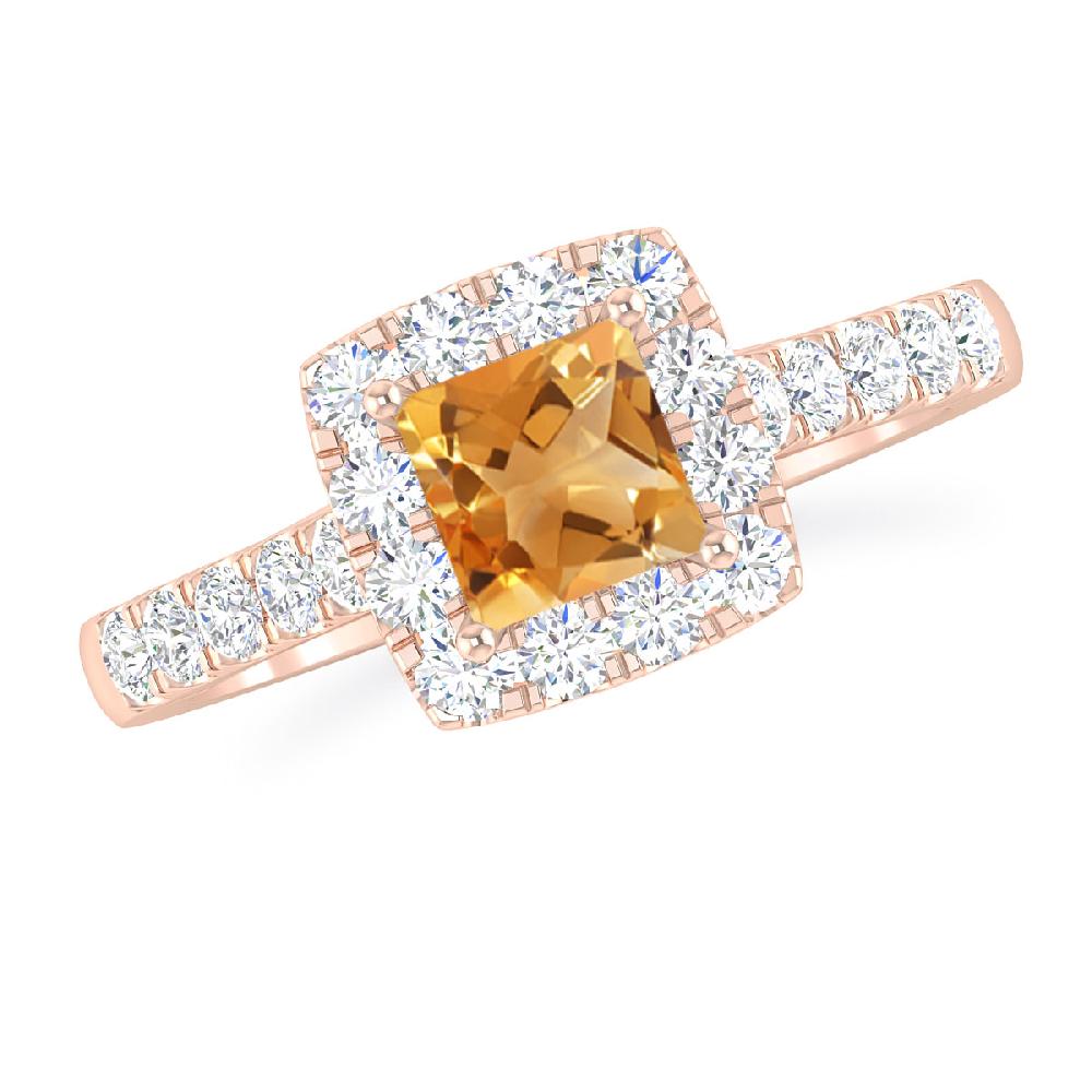 Rose Gold - Citrine