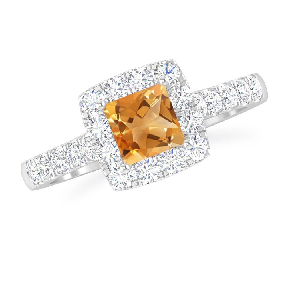 White Gold - Citrine