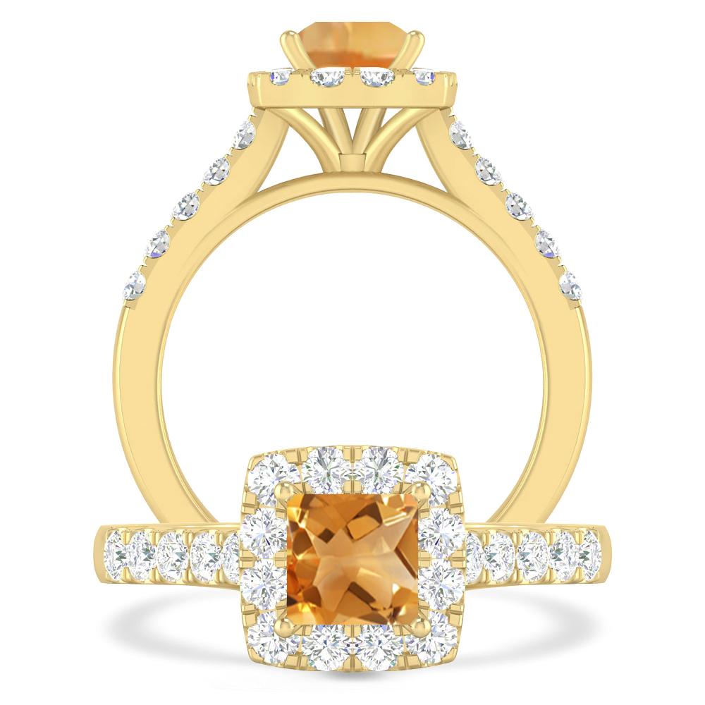 Yellow Gold - Citrine