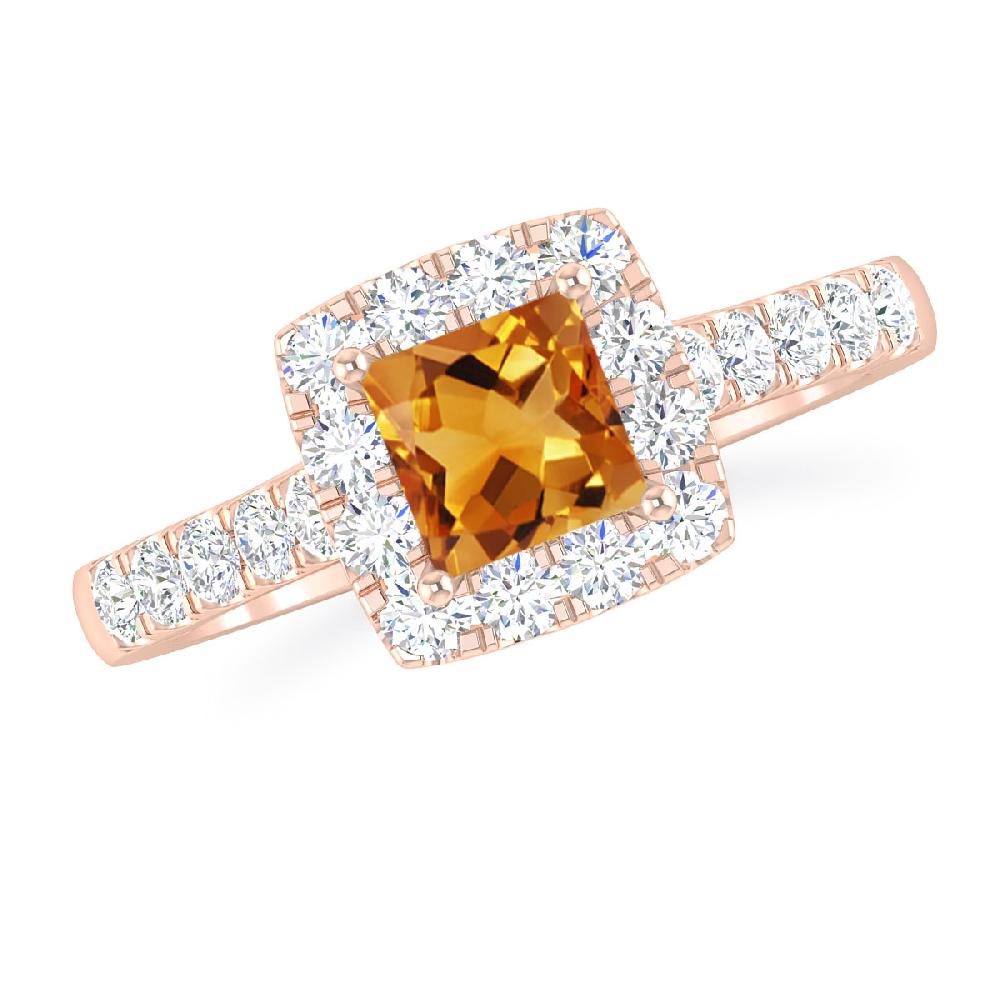 Rose Gold - Citrine