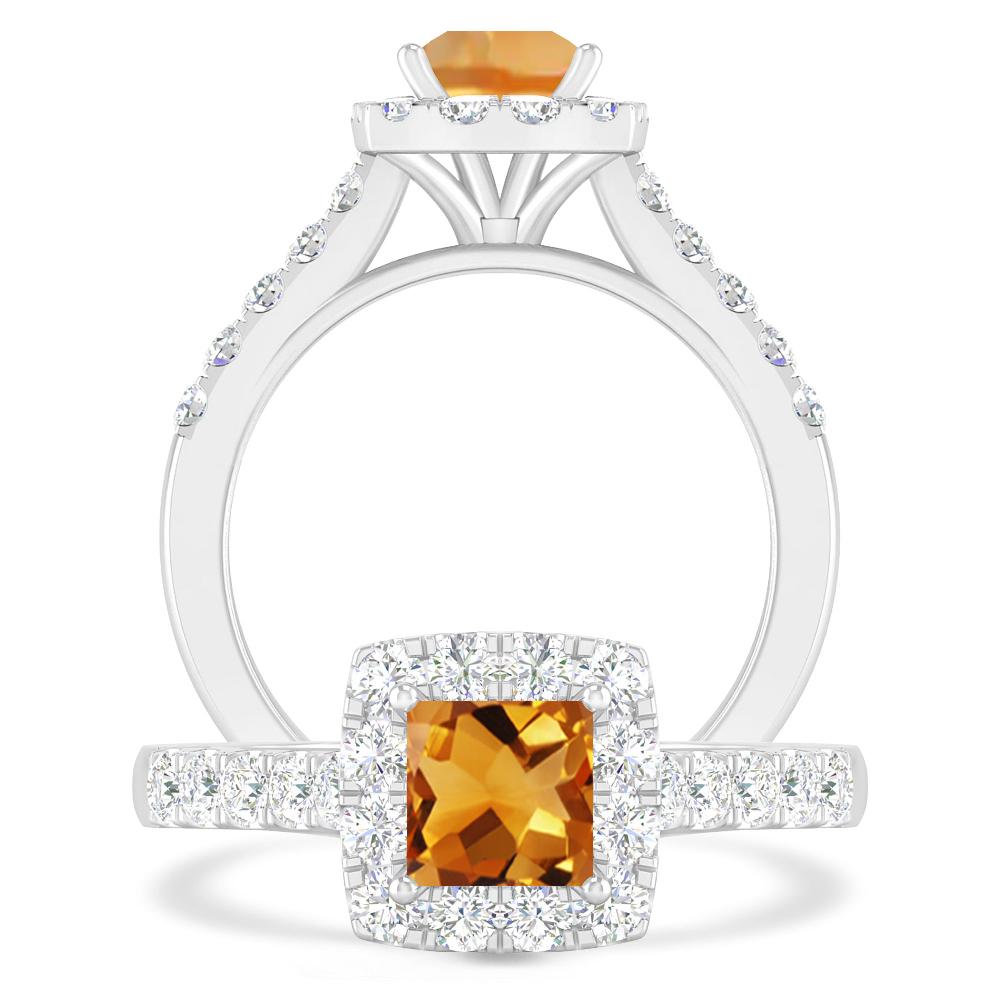 White Gold - Citrine