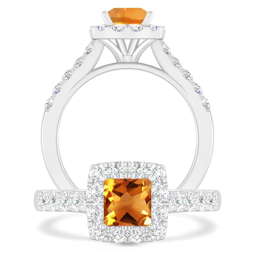 White Gold - Citrine