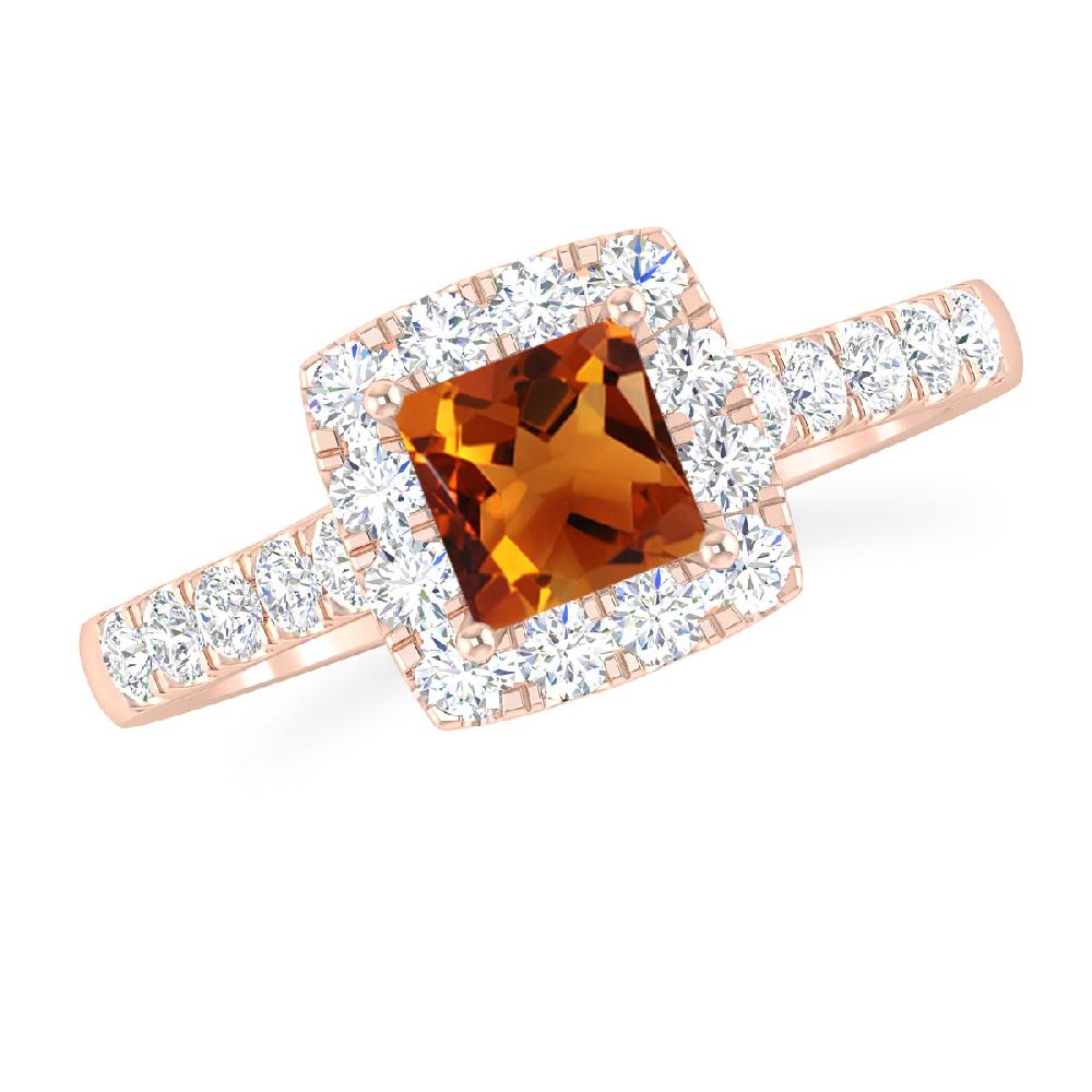 Rose Gold - Citrine