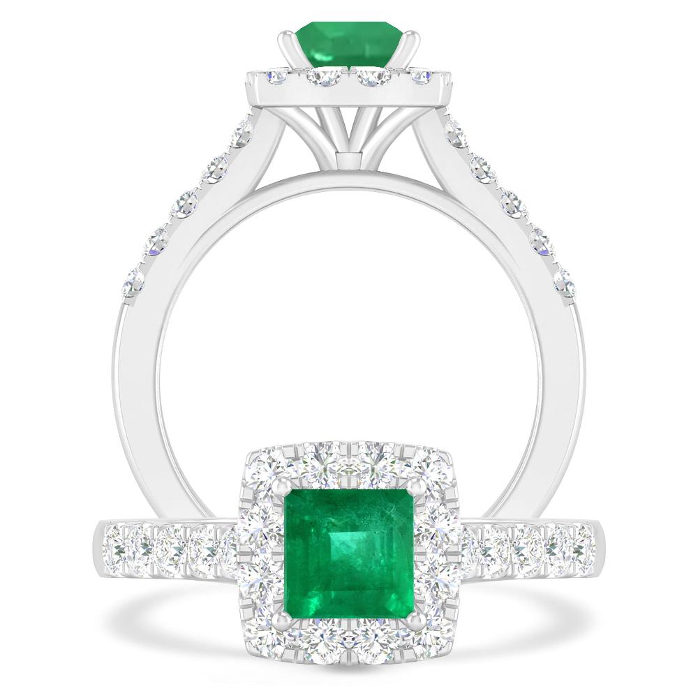 White Gold - Emerald