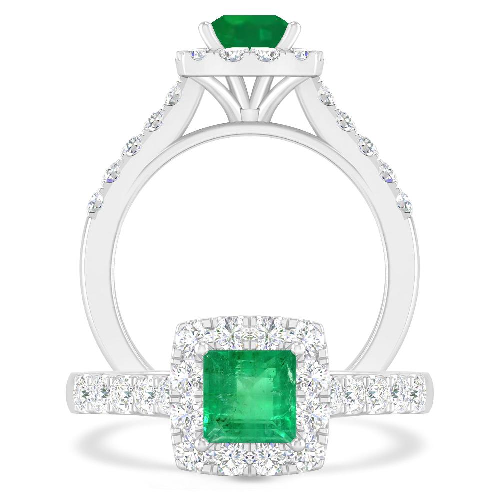 White Gold - Emerald