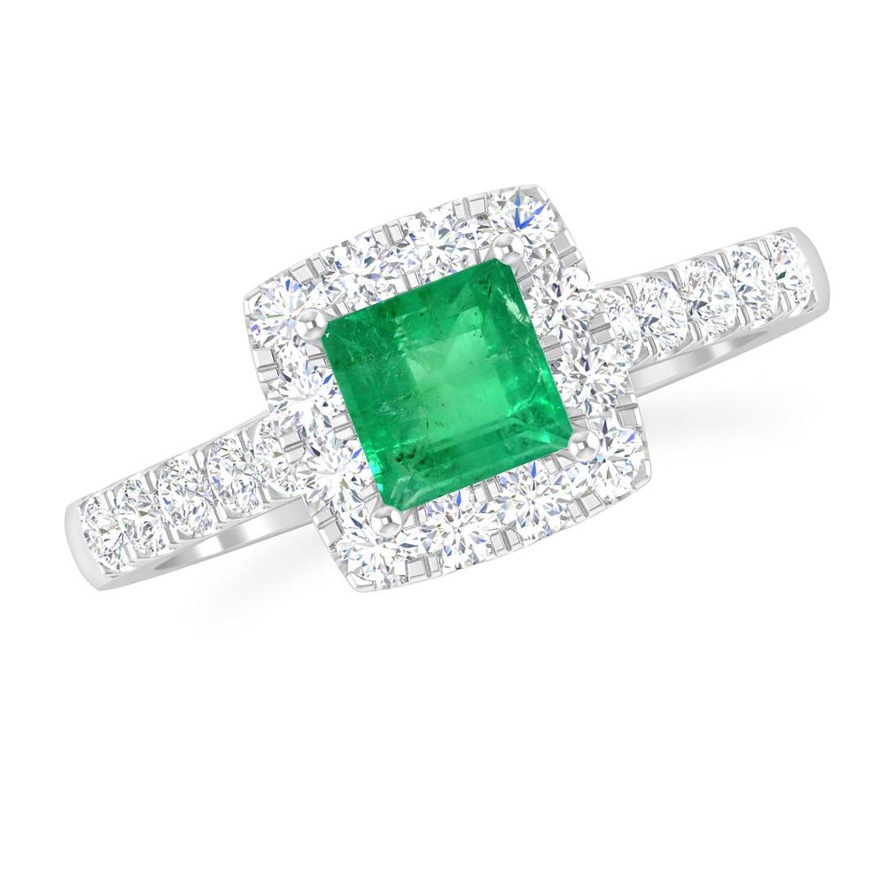 White Gold - Emerald