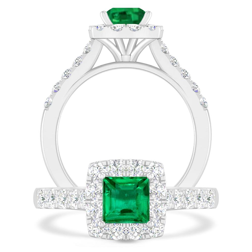 White Gold - Emerald