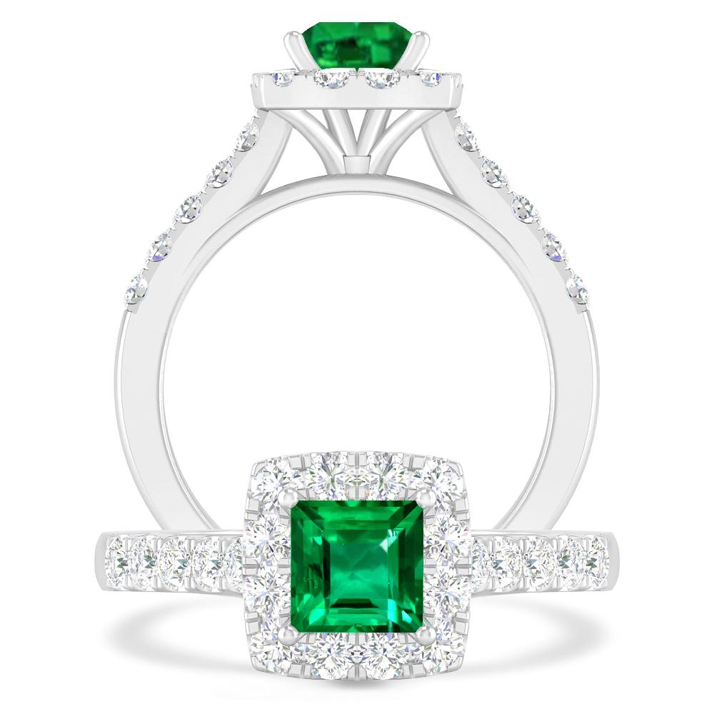 White Gold - Emerald