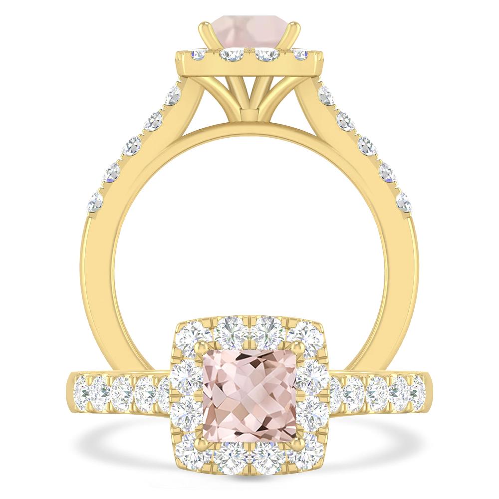 Yellow Gold - Morganite