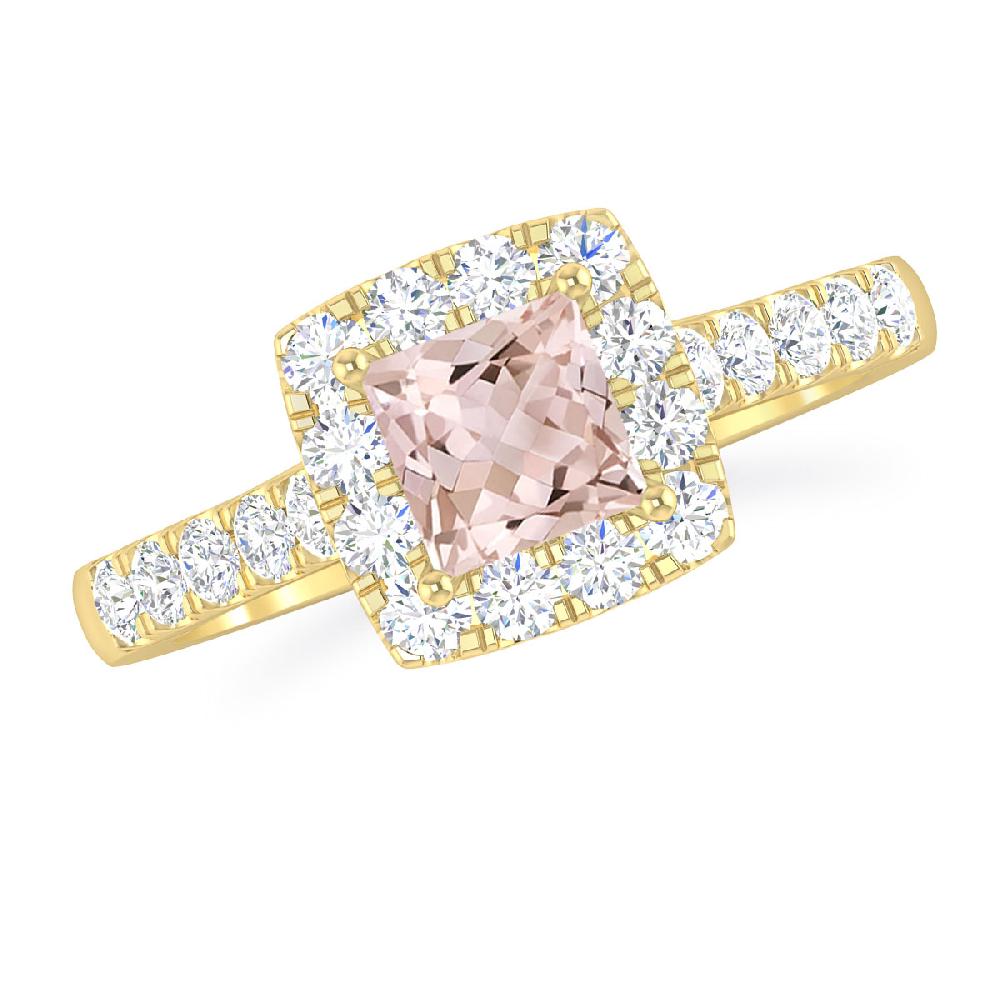 Yellow Gold - Morganite