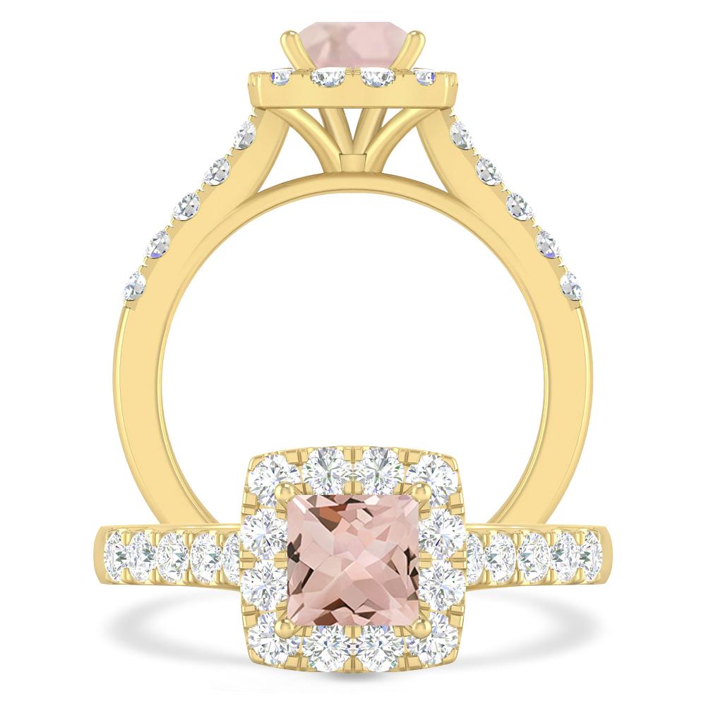 Yellow Gold - Morganite