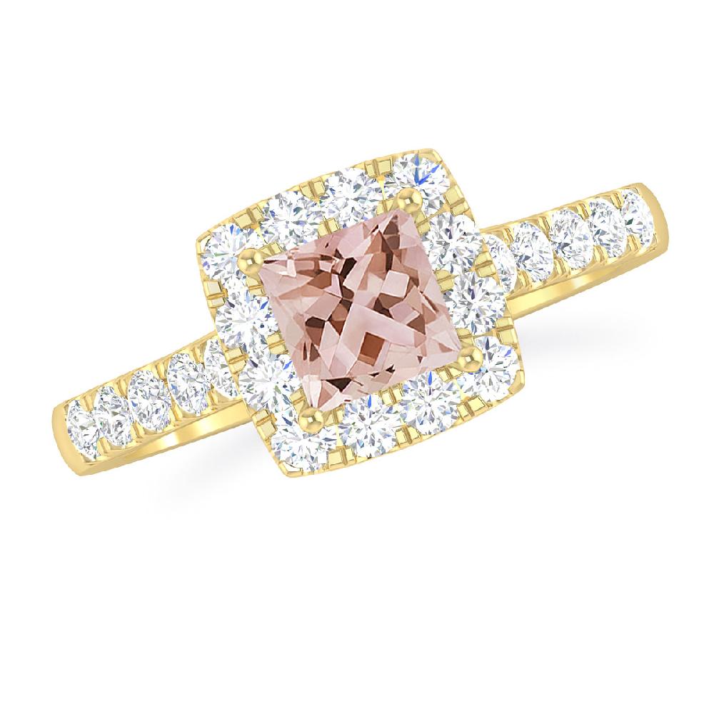 Yellow Gold - Morganite